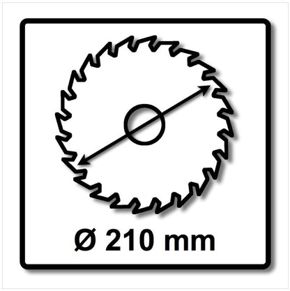 Lame de scie circulaire Festool HW 210x2,4x30 TF72 ALUMINIUM / PLASTIQUES ( 493201 ) 210 x 2,4 x 30 mm 72 dents pour panneaux et profilés aluminium, plexiglas, plastiques durs et renforcés de fibres