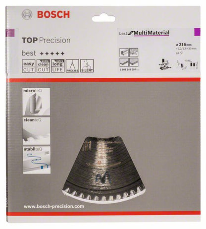 BOSCH Kreissägeblatt Außen-Ø 216 mm Zähnezahl 64 HLTCG ( 8000342276 )