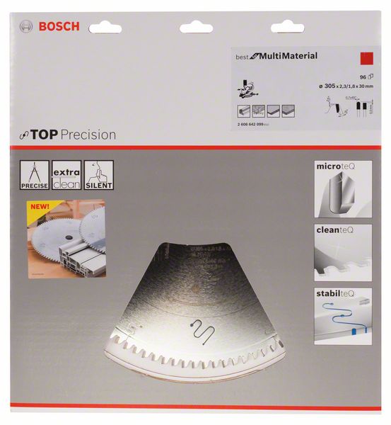 BOSCH Kreissägeblatt Außen-Ø 305 mm Zähnezahl 96 HLTCG ( 8000342278 )