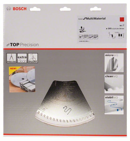 Lame de scie circulaire BOSCH diamètre extérieur 305 mm nombre de dents 96 HLTCG (8000342278)