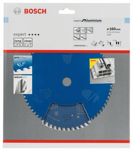 Lame de scie circulaire BOSCH diamètre extérieur 160 mm nombre de dents 52 HLTCG (4000815469)