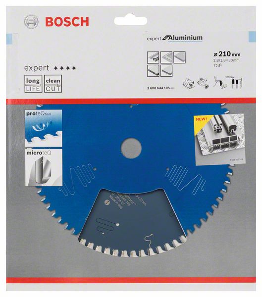 BOSCH Kreissägeblatt Außen-Ø 210 mm Zähnezahl 72 HLTCG ( 8000342165 )