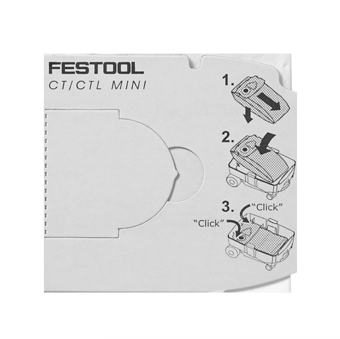 Festool SC-FIS-CT MIDI/5 Filtersack CLEANTEC 5 Stück ( 498411 ) - Toolbrothers