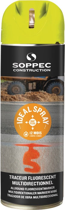 SOPPEC spray de marquage IDEAL jaune fluo (4000354901)