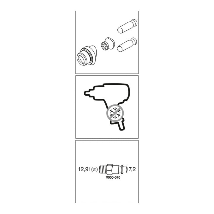 HAZET Druckluftschlagschrauber 9012SPC 12,5 mm (1/2″) A4-kt. ( 4000898917 )