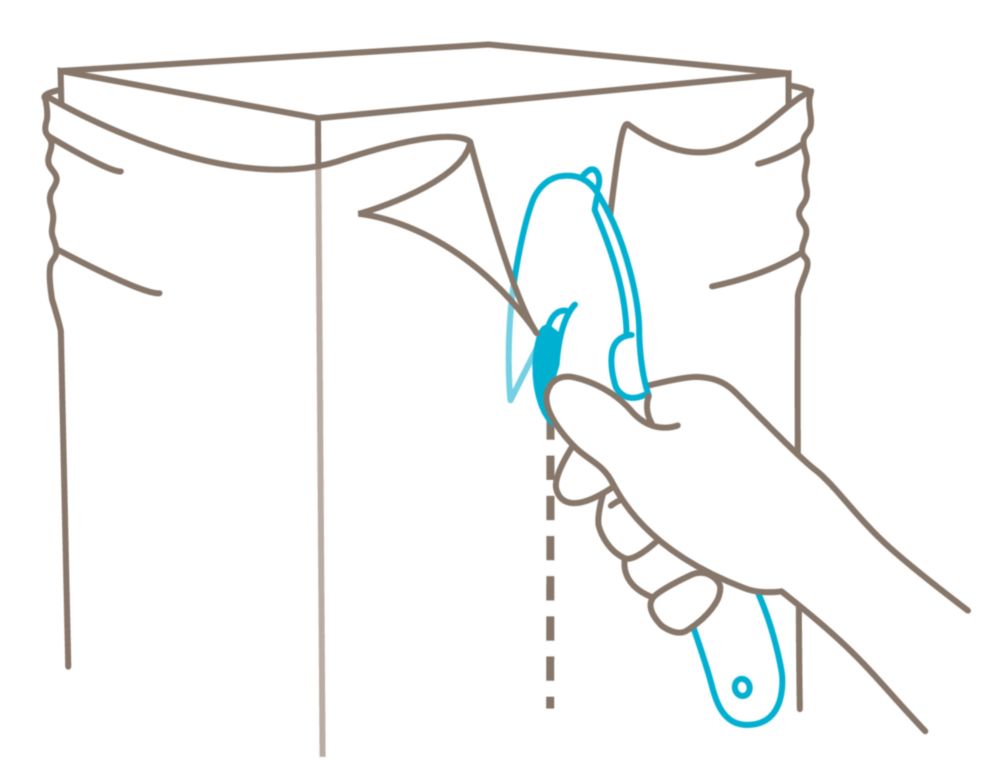 Couteau de sécurité MARTOR SECUMAX EASYSAFE longueur 207 mm largeur 10 mm hauteur 66 mm (4000817838)