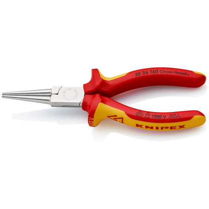 Pince à bec long KNIPEX longueur totale 160 mm forme 3 (4000810304)