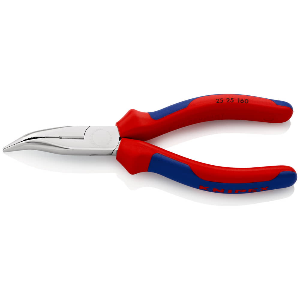 KNIPEX pince à bec effilé longueur 160 mm plate ronde coudée à 40° (4000794484)