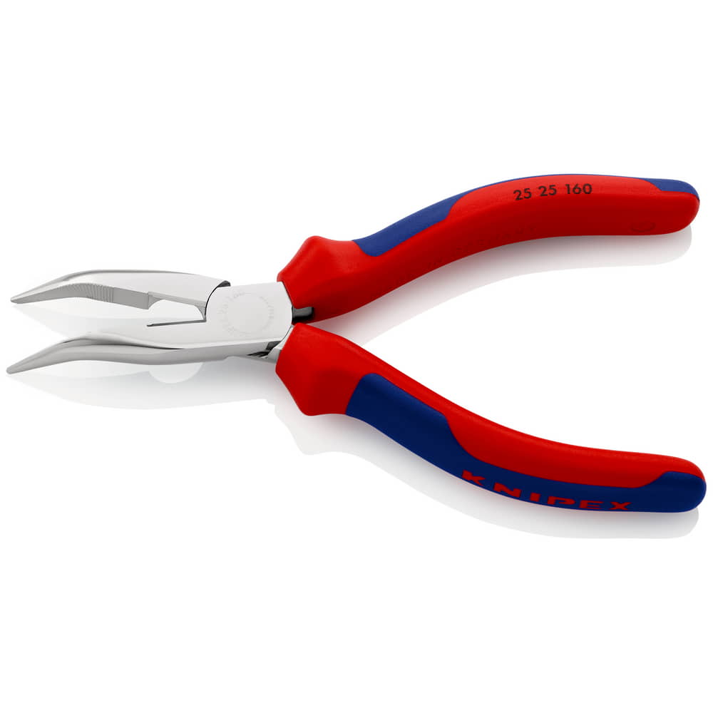 KNIPEX pince à bec effilé longueur 160 mm plate ronde coudée à 40° (4000794484)