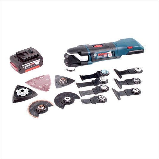 Bosch GOP 18V-28 Akku Multi-Cutter Brushless + 1x Akku 6,0Ah + Zubehör - ohne Ladegerät - Toolbrothers