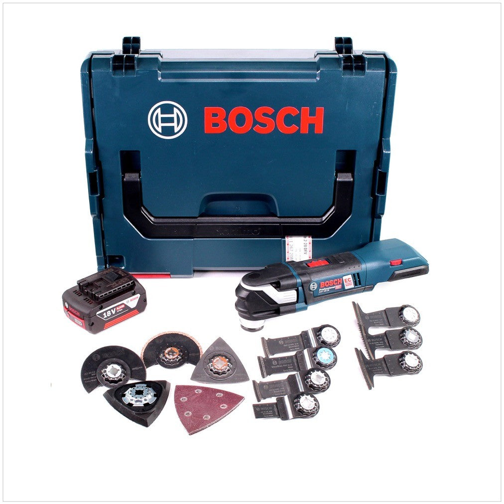 Bosch GOP 18V-28 Akku Multi-Cutter Brushless + 1x Akku 6,0Ah + L-Boxx - ohne Ladegerät - Toolbrothers