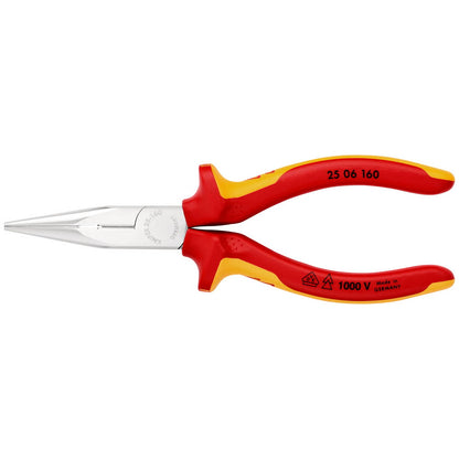 KNIPEX Flachrundzange DIN ISO 5745 Länge 160 mm flach/rund gerade ( 4000810325 )