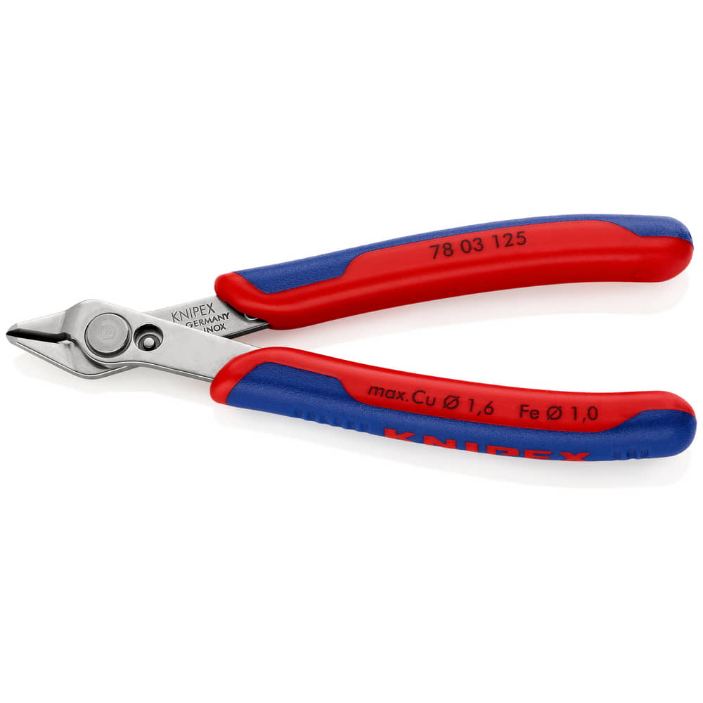 KNIPEX Elektronik-Seitenschneider Super-Knips® INOX Länge 125 mm Form 0 ( 4000810503 )