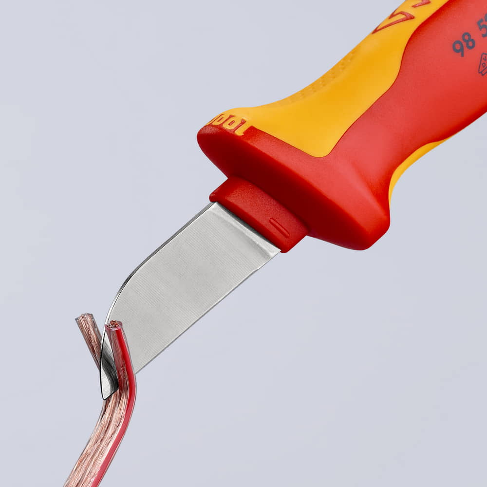 Couteau à câble KNIPEX longueur 190 mm longueur de lame 50 mm (4000817819)