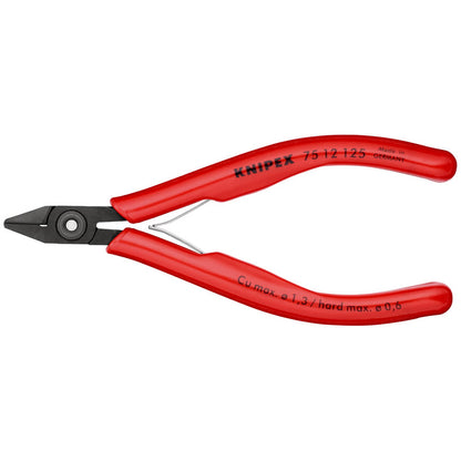 KNIPEX Elektronik-Seitenschneider Länge 125 mm Form 1 ( 4000810500 )