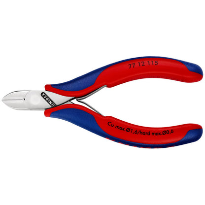 KNIPEX Elektronik-Seitenschneider Länge 115 mm Form 1 ( 4000810740 )