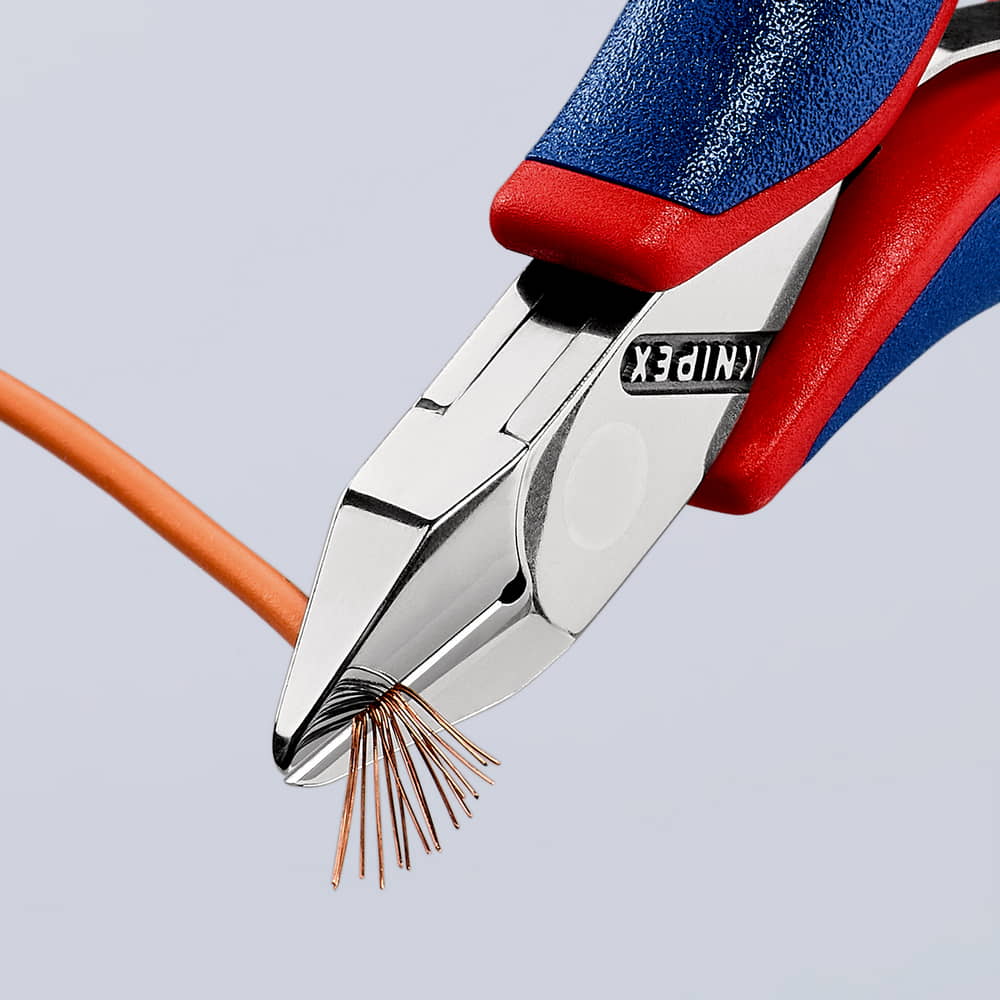 KNIPEX Elektronik-Seitenschneider Länge 115 mm Form 3 ( 4000810749 )