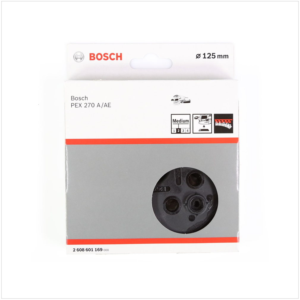 Bosch Schleifteller 125 mm passend zu Bosch PEX 270 A und PEX 270 AE ( 2608601169 ) - Toolbrothers