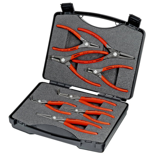 Jeu de pinces à circlips de précision KNIPEX, 8 pièces dans un coffret en plastique (4000795294)