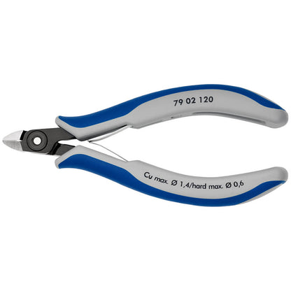 KNIPEX Präzisions-Elektronik-Seitenschneider Länge 120 mm Form 0 ( 4000810824 )