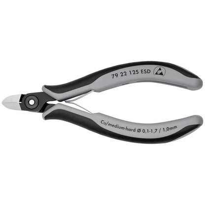 KNIPEX pince coupante électronique de précision longueur 125 mm forme 2 (4000810830)