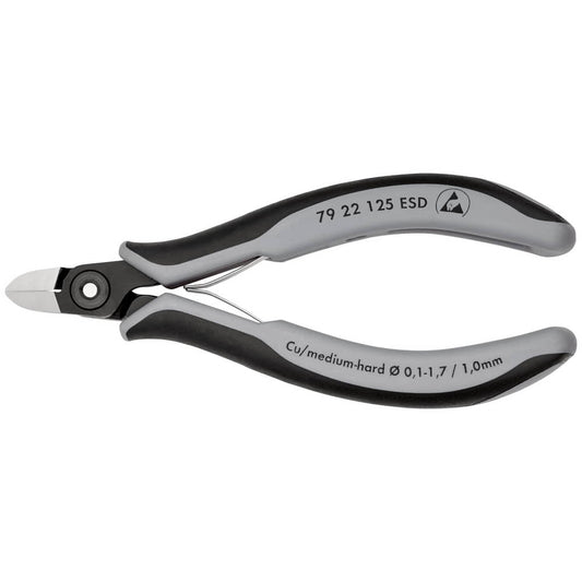 KNIPEX Präzisions-Elektronik-Seitenschneider Länge 125 mm Form 2 ( 4000810830 )