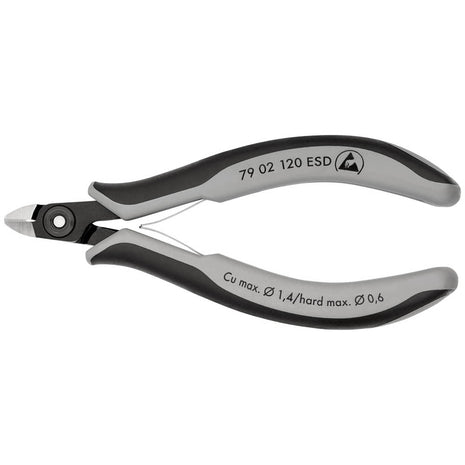 KNIPEX Präzisions-Elektronik-Seitenschneider Länge 120 mm Form 0 ( 4000810833 )