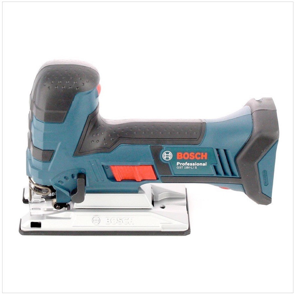 Bosch GST 18 V-LI S Akku Stichsäge 18V + 1x Akku 6,0Ah + Ladegerät + 30-tlg. Stichsägeblätter Set + L-Boxx - Toolbrothers