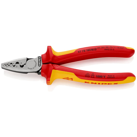 Pince à embouts de fil KNIPEX longueur totale 180 mm (4000795285)