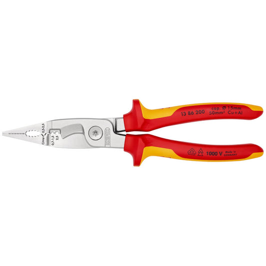 Pince pour installations électriques KNIPEX longueur 200 mm VDE (4000811005)