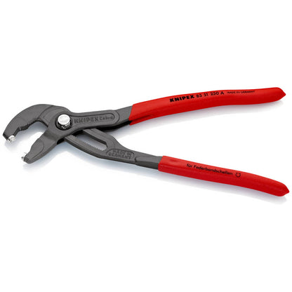 KNIPEX Federbandschellenzange Gesamtlänge 250 mm Kapazität max. 70 mm ( 4000795286 )