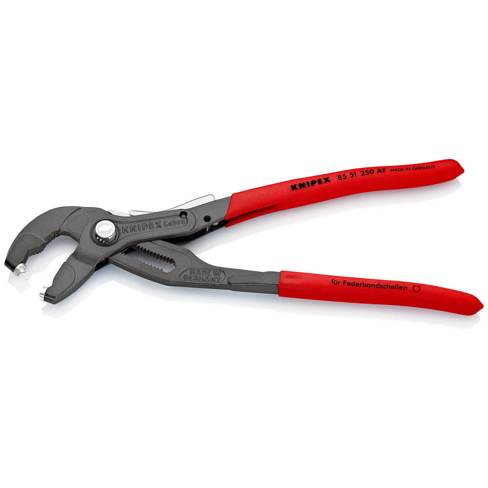 KNIPEX Federbandschellenzange Gesamtlänge 250 mm Kapazität max. 70 mm ( 4000795336 )