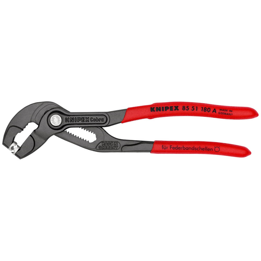 KNIPEX Federbandschellenzange Gesamtlänge 180 mm Kapazität max. 50 mm ( 4000810356 )