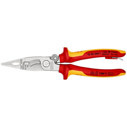 KNIPEX Elektroinstallationszange Länge 200 mm VDE ( 4000810294 )