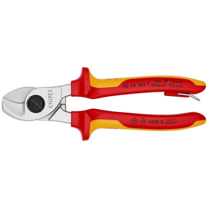 KNIPEX Kabelschere Länge 165 mm ( 8000272775 )