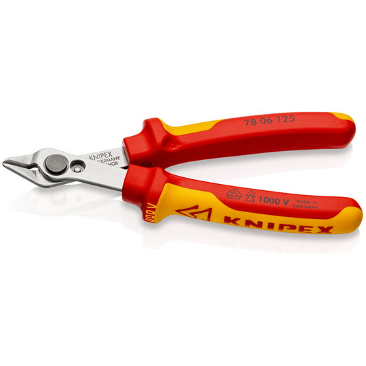 KNIPEX Pince coupante électronique Super-Knips® électronique longueur 125 mm forme 0 (4000811090)