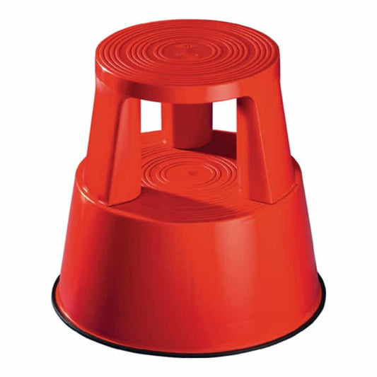 WEDO tabouret roulant plastique rouge (9000460151)