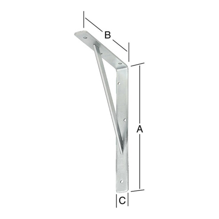 Console pont VORMANN longueur 400 mm hauteur 250 mm largeur 30 mm (3000272096)