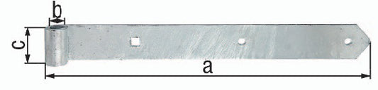 GAH Ladenband Breite 45 mm Länge 800 x 45 mm Stärke 5 mm ( 3000200268 )