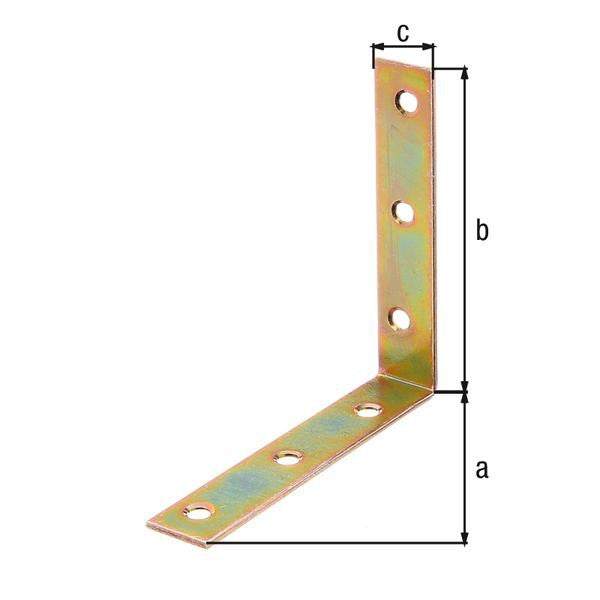 GAH Stuhlwinkel Länge 100 x 100 mm Breite 19 mm Stärke 2 mm ( 8001586373 )