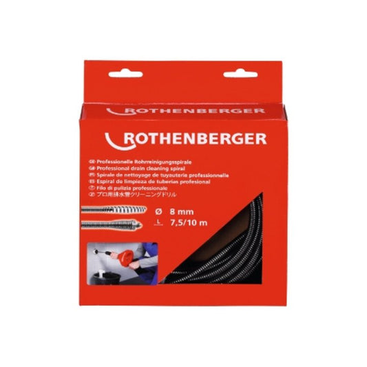 ROTHENBERGER outil spirale ROSPIMATIC longueur 7,5 m spirale Ø 8 mm (8000739564)