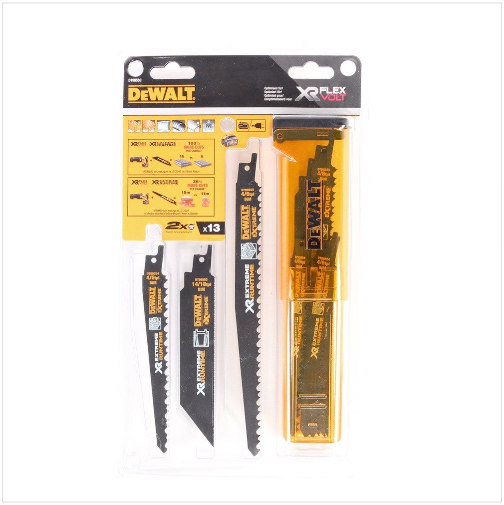 Dewalt DT 99550 Säbelsägeblatt Set 13 teilig - Toolbrothers