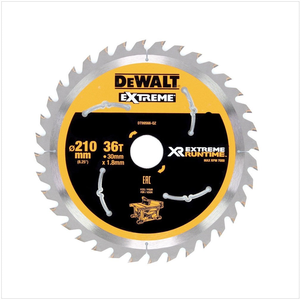 Dewalt DT 99566 XR FlexVolt Handkreissägeblatt 210 mm / 30 mm mit 36 Zähnen - Toolbrothers