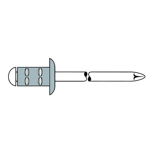 GESIPA rivet aveugle PolyGrip® tige de rivet dxl 3,2 x 8 mm (4000813765)