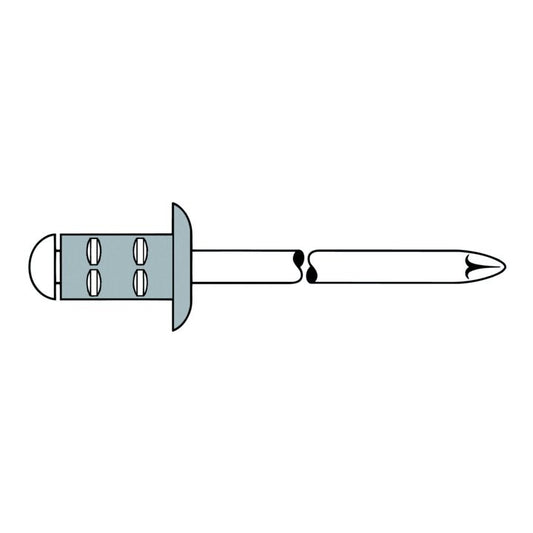 GESIPA rivet aveugle PolyGrip® tige de rivet dxl 4,8 x 10 mm (4000813769)