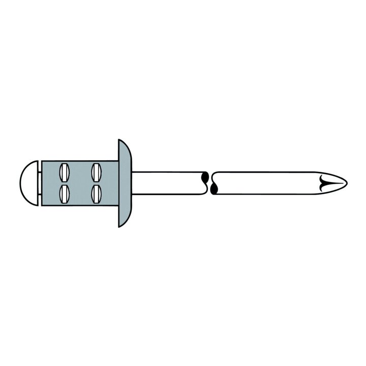 GESIPA Blindniet PolyGrip® Nietschaft d x l 4 x 10 mm ( 4000813767 )