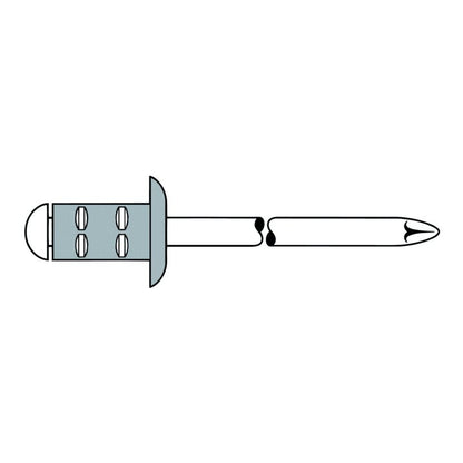 GESIPA Blindniet PolyGrip® Nietschaft d x l 4 x 10 mm ( 4000813767 )