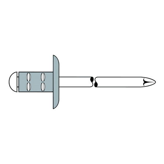 GESIPA rivet aveugle PolyGrip® tige de rivet dxl 3,2 x 8 mm K9,5 (4000813560)