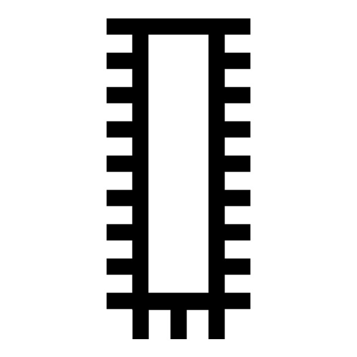 PFERD Werkstattfeile DIN 7261 Länge 300 mm Querschnitt 30 x 6,5 mm ( 4000840175 )