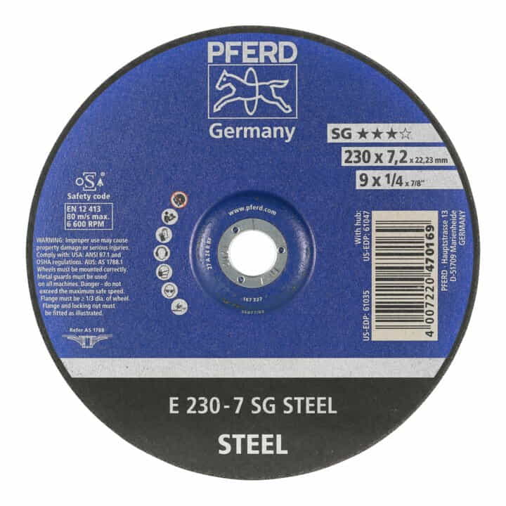 PFERD Schruppscheibe SG STEEL D230xS7,2mm ( 4000842715 )